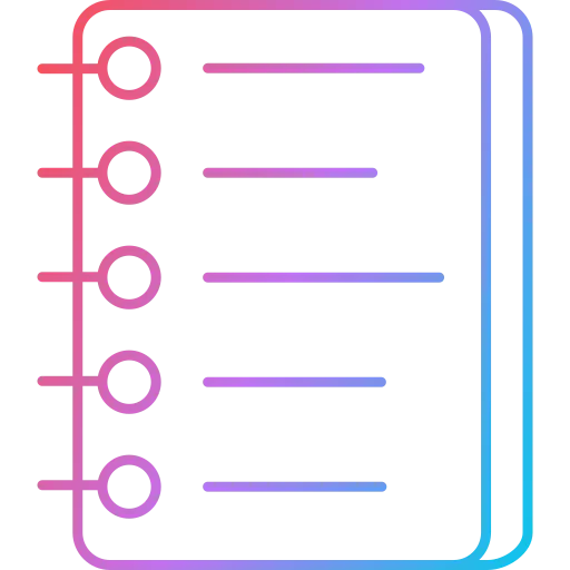 Spring notebook Symbol