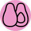 Avocado icon 64x64