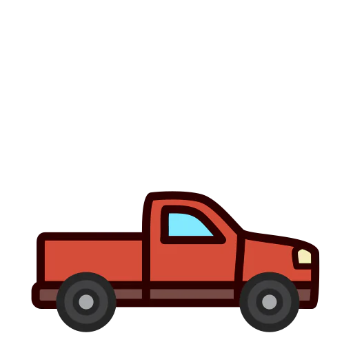 Pickup car Symbol