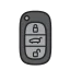 Key car ícono 64x64