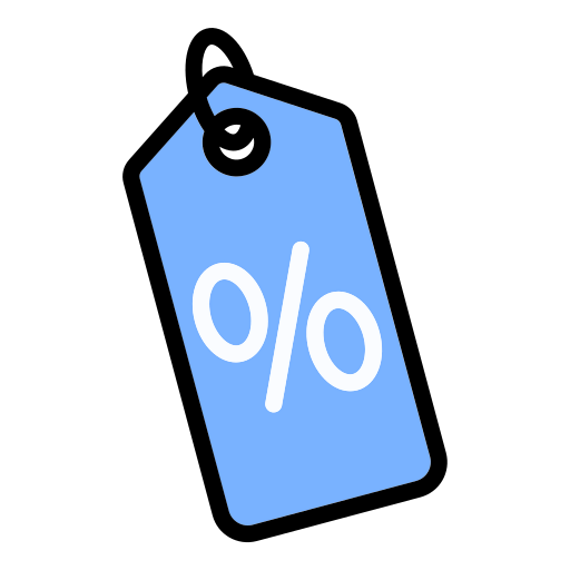 Discount tag icon