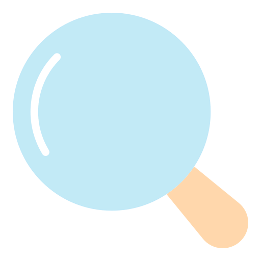 Magnifying lens icon
