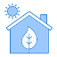 Eco house icon 64x64
