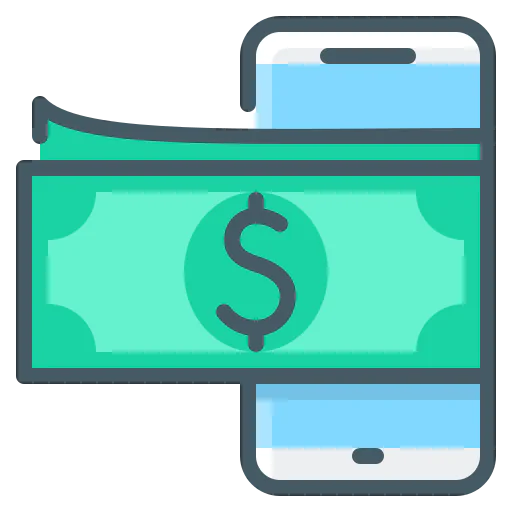 Mobile banking Ikona