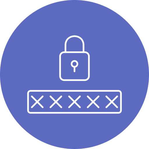 Security pin icon