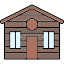 Деревянный дом иконка 64x64