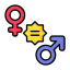 Gender equality ícone 64x64
