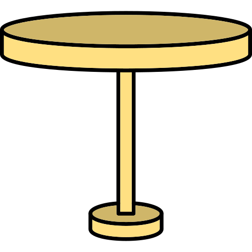 Circular table icon