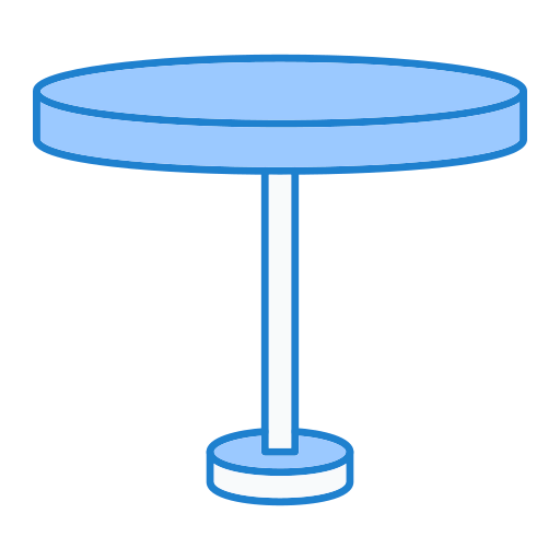 Circular table icon