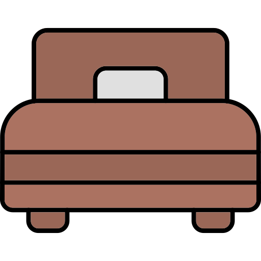 Single bed icône