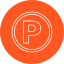 Parking sign icon 64x64