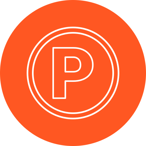 Parking sign icône