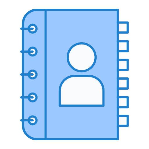 Contact book icon