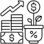 Income graph icône 64x64