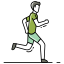 Running man Ikona 64x64