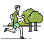 Running man ícone 64x64