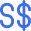 Singapore dollar 图标 64x64