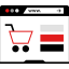 Online shopping icon 64x64