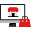 Online shop icon 64x64