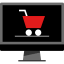 Online shopping icon 64x64