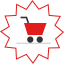 Shopping cart icon 64x64