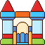 Bouncy castle icon 64x64