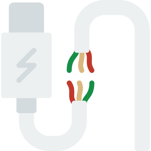 Broken cable icon