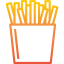 French fries icon 64x64