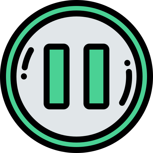 Pause button icône