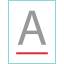 Letter a 图标 64x64