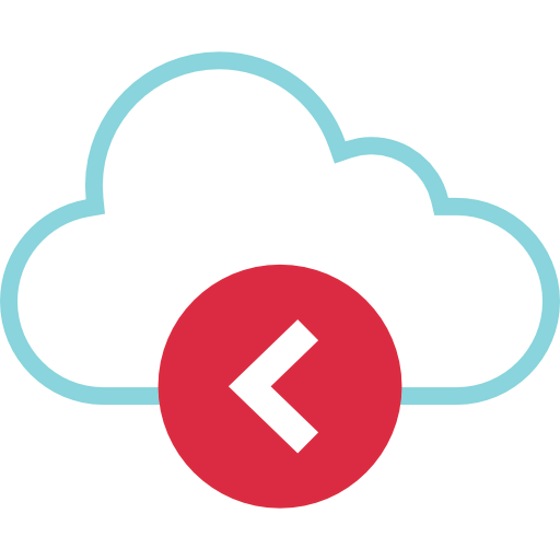 Cloud back 图标