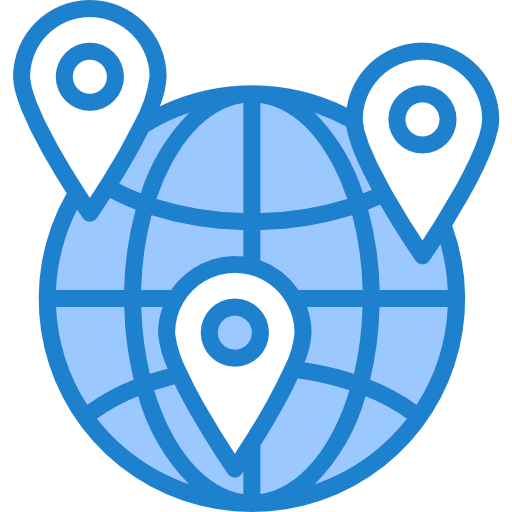 Globe grid icon