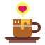 Hot coffee icon 64x64