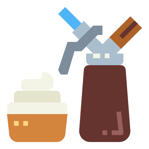 Whipped cream icon
