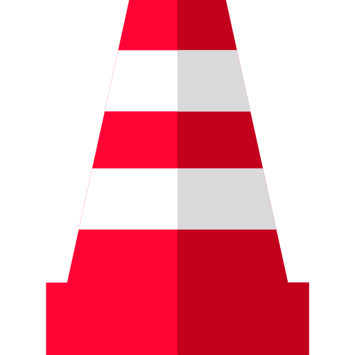 Traffic cone icon