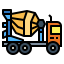Cement mixer icon 64x64