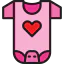 Baby clothes icon 64x64