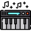 Piano keyboard icon 64x64