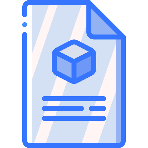 3d printing document icône