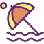 Beach umbrella アイコン 64x64