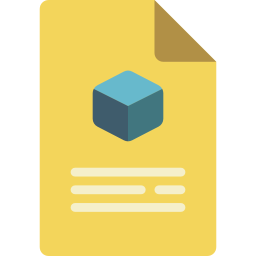 3d printing document biểu tượng