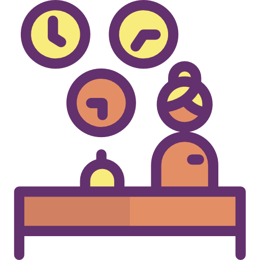 Reception desk icon