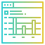 Bar graph icon 64x64