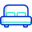Double bed icon 64x64