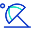 Beach umbrella icon 64x64
