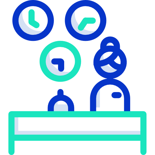 Reception desk icon
