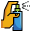 Cleaning spray icon 64x64
