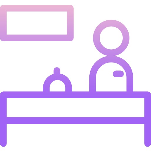 Front desk icon