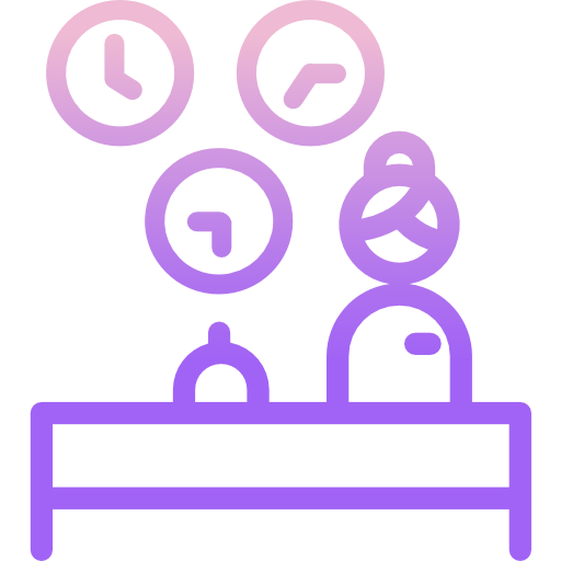 Reception desk icon