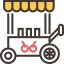 Food trolley icon 64x64